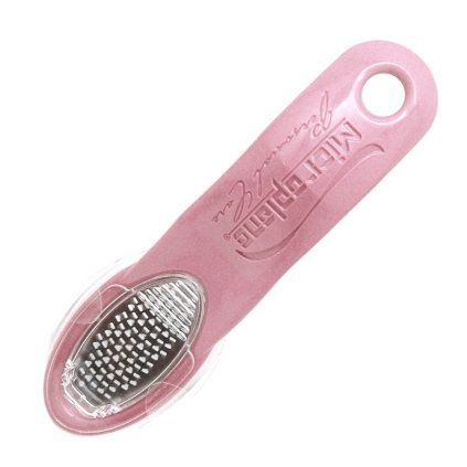 Strgalo za stopala BC BOX, roza, Microplane