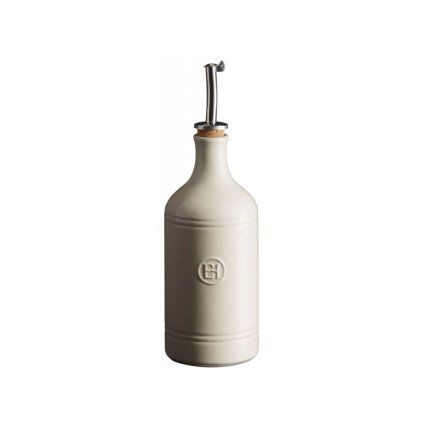Dozirnik za olje, 450 ml, krema, glina, Emile Henry
