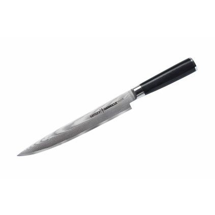 Rezanje DAMASCUS nož Samura 20 cm