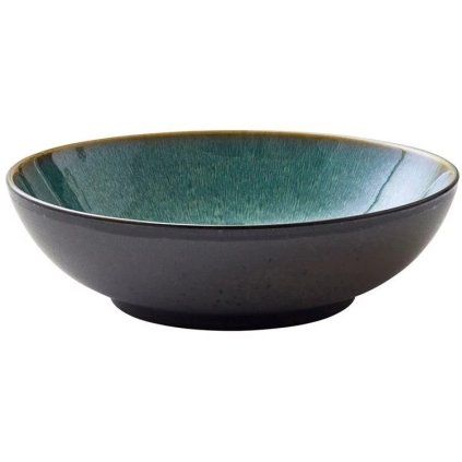 Skleda za solato, 24 cm, črno/zelena, Bitz