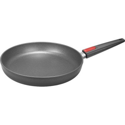 Ponev z nelepljivim premazom TITANIUM NOWO, 28 cm, za indukcijo, odstranljiv ročaj, titan, WOLL