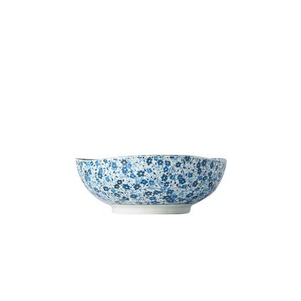 Jedilna skleda BLUE DAISY, 16,5 cm, 300 ml, MIJ