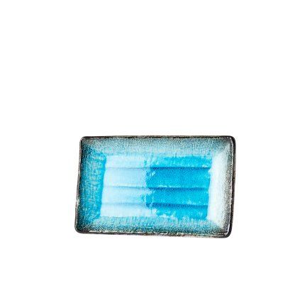 Sushi krožnik SKY BLUE, 21,5 x 13 cm, MIJ