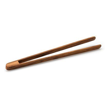 Pinceta za serviranje 40 cm, rjava, les, Continenta