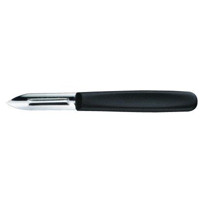 Obojestranski lupilec za zelenjavo, črne barve, Victorinox