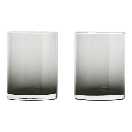 Kozarec za vodo MERA, set 2 kosov, 220 ml, dimljeno steklo, Blomus