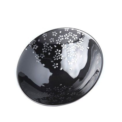 Jedilna skleda SILVER SAKURA, 25 cm, 1 l, MIJ