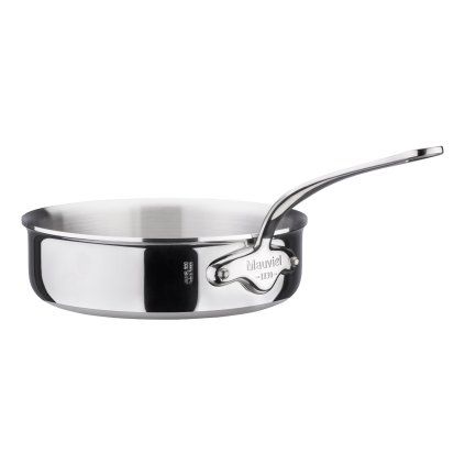 Ponev za praženje M'COOK, 20 cm, iz nerjavečega jekla, Mauviel