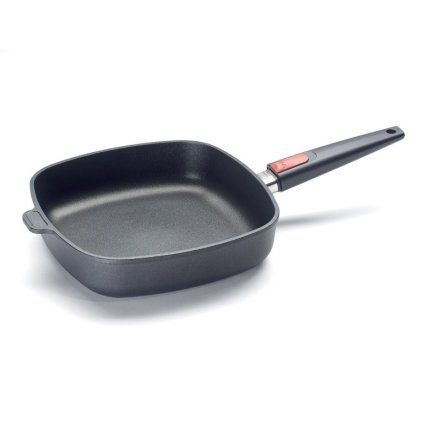 Ponev z nelepljivim premazom TITANIUM NOWO, 24 x 24 cm, odstranljiv ročaj, titan, WOLL