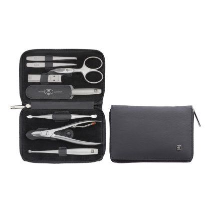 Set za manikuro TWINOX, 8 kosov, črn, Zwilling