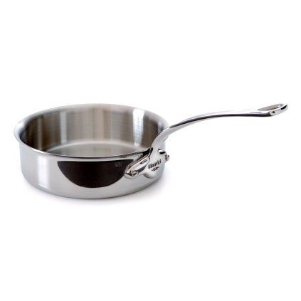 Ponev za praženje M'COOK, 24 cm, iz nerjavečega jekla, Mauviel