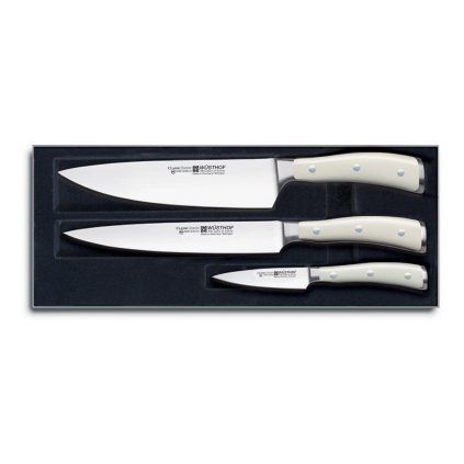 Set nožev CLASSIC IKON CREAME, 3 kosi, Wüsthof