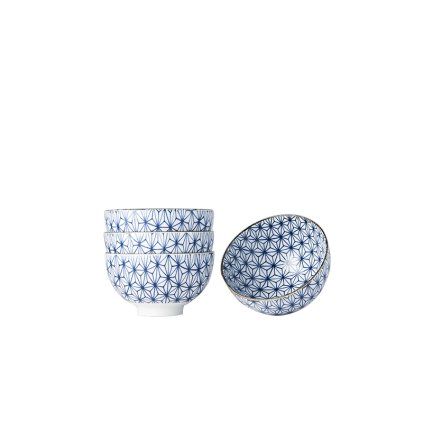 Skodelica za kosmiče STARBURST, 200 ml, set 4 kosov, keramika, MIJ