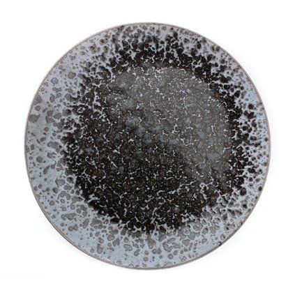 Jedilni krožnik BLACK PEARL, 29 cm, MIJ