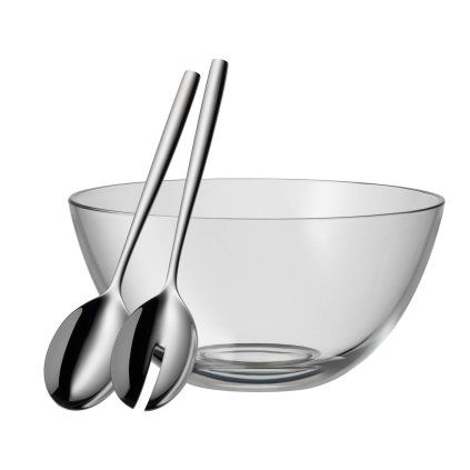 Skleda za solato s solatnimi servirji TAVERNO 23 cm, steklo, WMF