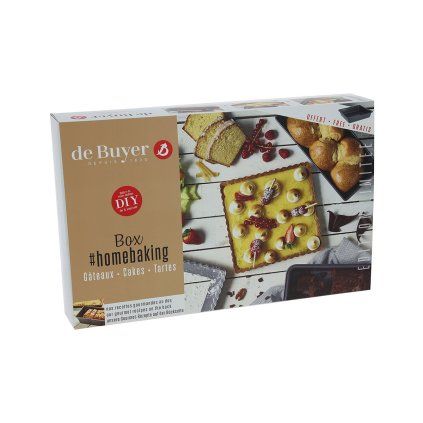 Set pekačev za torte in pecivo, 3 kosi, jekleni, de Buyer