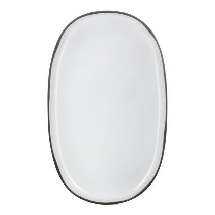 Servirni krožnik CARACTERE, 35 cm, bele barve, REVOL