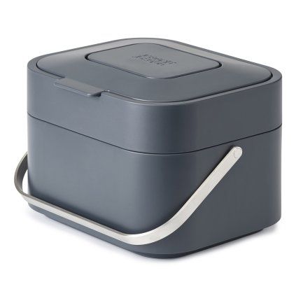 Koš za bio odpadke STACK, 4 l, grafitno siv, Joseph Joseph