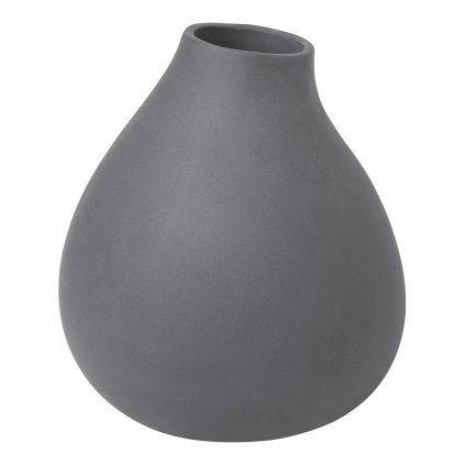 Vaza NONA, 17 cm, temno siva, Blomus