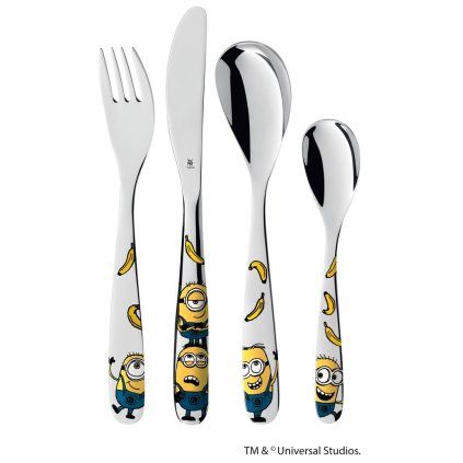 Otroški jedilni set MINIONS, 4 kosi, WMF