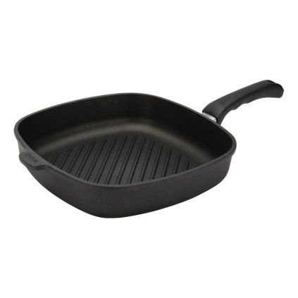 Ponev za žar TITANIUM NOWO, 28 x 28 cm, za indukcijo, titan, WOLL