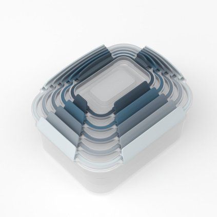 Kuhinjski kozarec za shranjevanje NEST LOCK 5 81105, set 5 kosov, plastika, Joseph Joseph