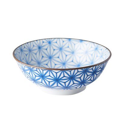 Jedilna skleda STARBURST INDIGO IKAT, 19,5 cm, 750 ml, MIJ