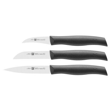 Komplet nožev TWIN GRIP, set 3 kosov, črna, ZWILLING