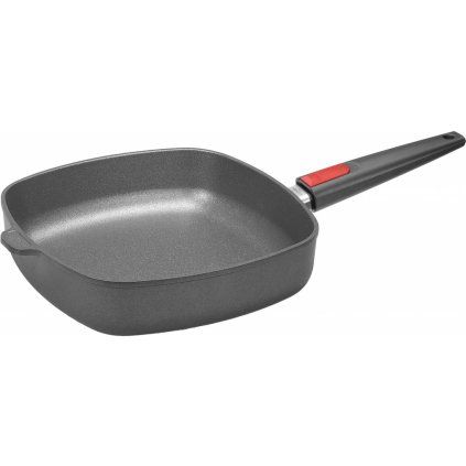 Ponev z nelepljivim premazom TITANIUM NOWO, 28 x 28 cm, za indukcijo, odstranljiv ročaj, titan, WOLL