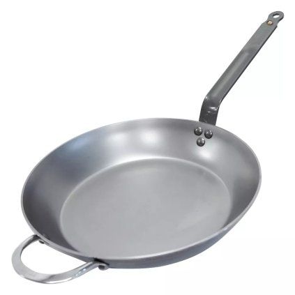 Ponev za cvrtje MINERAL B, 32 cm, jeklo, de Buyer