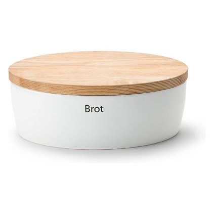 Posoda za kruh, 36 cm, z lesenim pokrovom/desko za rezanje, Continenta