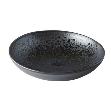 Servirna skleda BLACK PEARL 28 cm, 1,5 l, črna, keramika, MIJ