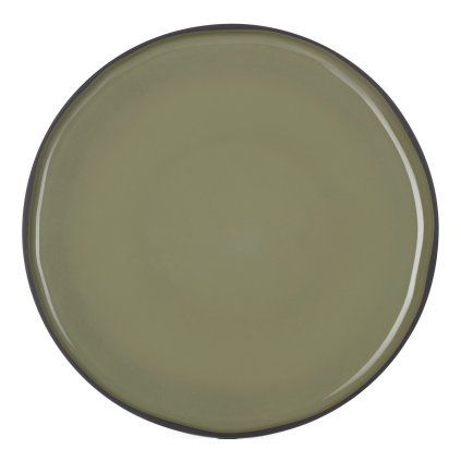 Servirni krožnik CARACTERE, 30 cm, okrogel, kaki, REVOL