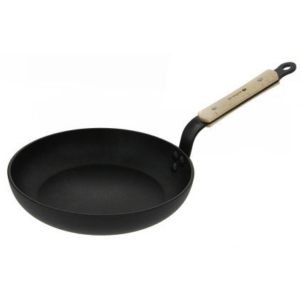 Ponev z nelepljivim premazom CHOC B BOIS, 28 cm, lesen ročaj, de Buyer