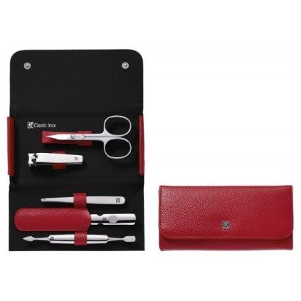Set za manikuro BT CLASSIC INOX, 5 kosov, rdeč, Zwilling