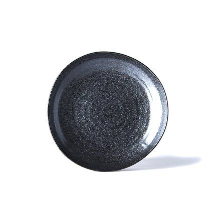 Desertni krožnik MATT BLACK, 23 cm, MIJ