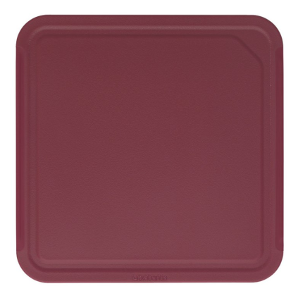 Deska za rezanje, 25 x 25 cm, bordo, plastika, Brabantia