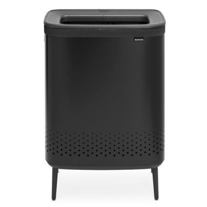 Koš za perilo BO, 2 x 45 l, črne barve, Brabantia