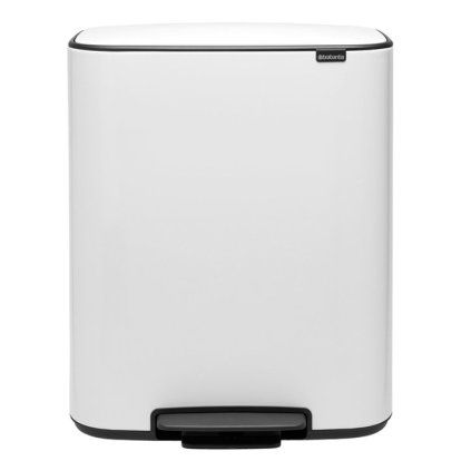 Koš za smeti s pedalom BO, 60 l, bela, Brabantia