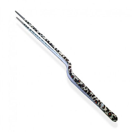 Kuhinjska pinceta, 30 cm, leopard, Dellinger