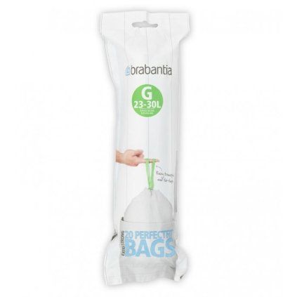 Vreče za smeti G PERFECTFIT, 23-30 l, 20 kosov, Brabantia