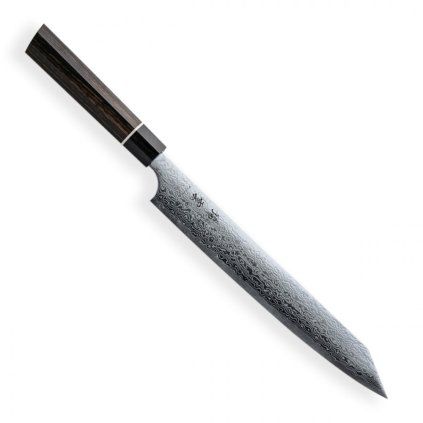 Japonski nož KIRITSUKE 24 cm, črna, Dellinger