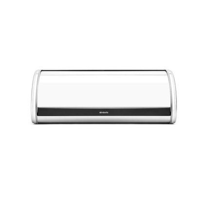 Posoda za kruh ROLL TOP, 44,5 cm, sijoče jeklo, Brabantia