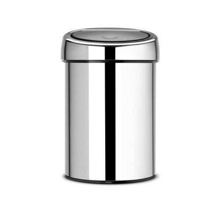 Koš na dotik TOUCH BIN, 3 l, sijajno jeklo, Brabantia