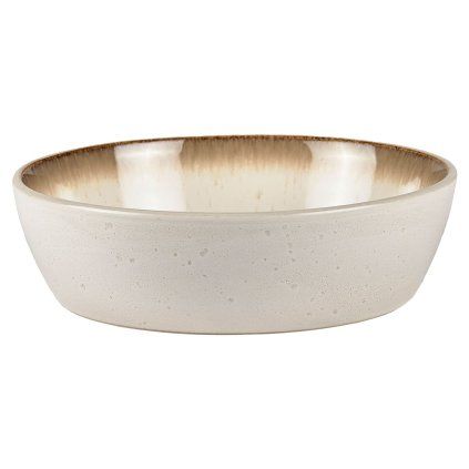 Servirna skleda 18 cm, sijaj, kremna, Bitz