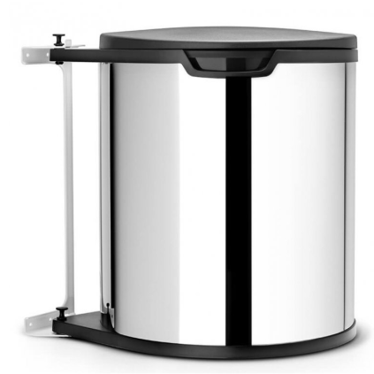 Vgradni koš za smeti, 15 l, sijoče jeklo, Brabantia