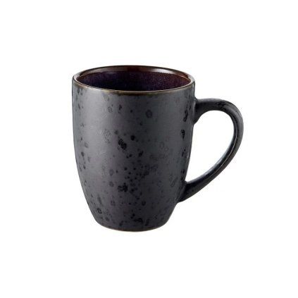 Šalica za čaj, 300 ml, črna/temno modra, kamenina, Bitz