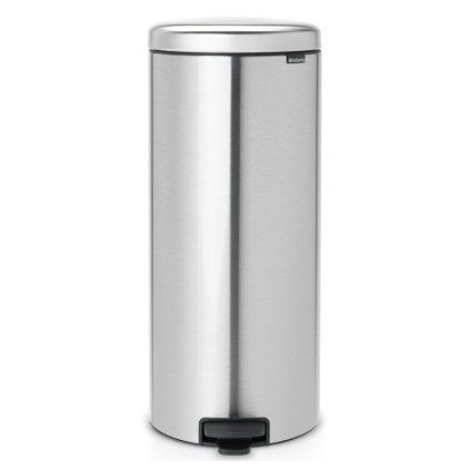 Koš za smeti s pedalom NEWICON, 30 l, odporen na prstne odtise, mat jeklo, Brabantia