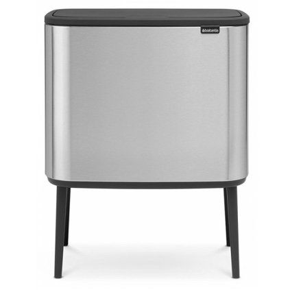 Koš na dotik BO, 11 + 23 l, jeklo mat, Brabantia