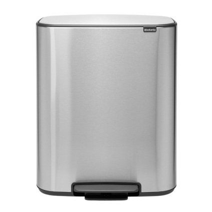 Koš za smeti s pedalom BO, 60 l, jeklo mat, Brabantia